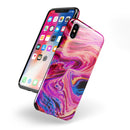Liquid Abstract Paint V24 - iPhone X Swappable Hybrid Case