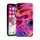 Liquid Abstract Paint V24 - iPhone X Swappable Hybrid Case