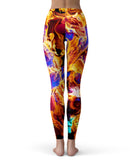Liquid Abstract Paint V25 - All Over Print Womens Leggings / Yoga or Workout Pants