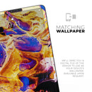 Liquid Abstract Paint V25 - Full Body Skin Decal for the Apple iPad Pro 12.9", 11", 10.5", 9.7", Air or Mini (All Models Available)
