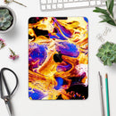 Liquid Abstract Paint V25 - Full Body Skin Decal for the Apple iPad Pro 12.9", 11", 10.5", 9.7", Air or Mini (All Models Available)