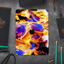 Liquid Abstract Paint V25 - Full Body Skin Decal for the Apple iPad Pro 12.9", 11", 10.5", 9.7", Air or Mini (All Models Available)