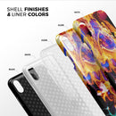 Liquid Abstract Paint V25 - iPhone X Swappable Hybrid Case