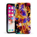 Liquid Abstract Paint V25 - iPhone X Swappable Hybrid Case