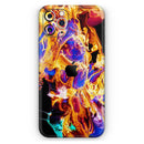 Liquid Abstract Paint V25  - Protective Skin Wrap & Decal – Compatible with iPhone SE to iPhone 17 Pro Max (All Models)