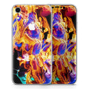 Liquid Abstract Paint V25 - Skin-Kit for the Apple iPhone XR, XS MAX, XS/X, 8/8+, 7/7+, 5/5S/SE (All iPhones Available)