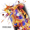 Liquid Abstract Paint V25 - Skin-Kit for the Apple iPhone XR, XS MAX, XS/X, 8/8+, 7/7+, 5/5S/SE (All iPhones Available)