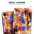 Liquid Abstract Paint V25 - Skin-Kit for the Apple iPhone XR, XS MAX, XS/X, 8/8+, 7/7+, 5/5S/SE (All iPhones Available)