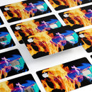 Liquid Abstract Paint V26 - Premium Protective Decal Skin-Kit for the Apple Credit Card