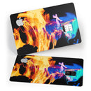 Liquid Abstract Paint V26 - Premium Protective Decal Skin-Kit for the Apple Credit Card