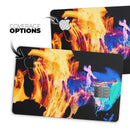 Liquid Abstract Paint V26 - Premium Protective Decal Skin-Kit for the Apple Credit Card