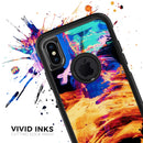 Liquid Abstract Paint V26 - Skin Kit for the iPhone OtterBox Cases