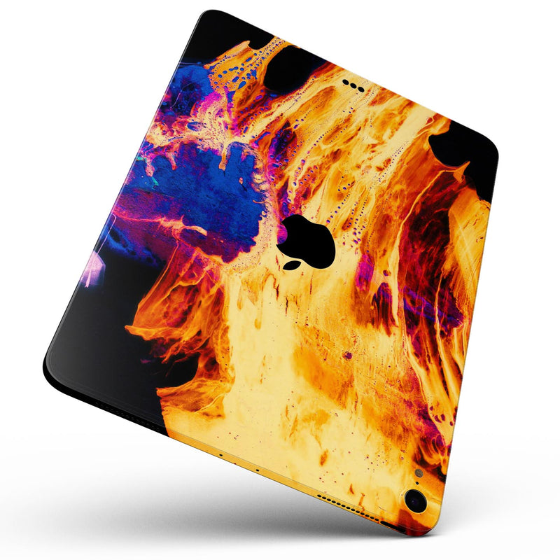 Liquid Abstract Paint V26 - Full Body Skin Decal for the Apple iPad Pro 12.9", 11", 10.5", 9.7", Air or Mini (All Models Available)