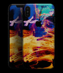 Liquid Abstract Paint V26 - iPhone XS MAX, XS/X, 8/8+, 7/7+, 5/5S/SE Skin-Kit (All iPhones Available)