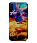 Liquid Abstract Paint V26 - iPhone XS MAX, XS/X, 8/8+, 7/7+, 5/5S/SE Skin-Kit (All iPhones Available)