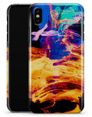 Liquid Abstract Paint V26 - iPhone X Clipit Case