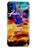 Liquid Abstract Paint V26 - iPhone X Clipit Case