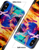 Liquid Abstract Paint V26 - iPhone X Clipit Case