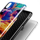 Liquid Abstract Paint V26 - iPhone X Swappable Hybrid Case