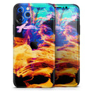 Liquid Abstract Paint V26  - Protective Skin Wrap & Decal – Compatible with iPhone SE to iPhone 17 Pro Max (All Models)