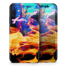 Liquid Abstract Paint V26  - Protective Skin Wrap & Decal – Compatible with iPhone SE to iPhone 17 Pro Max (All Models)