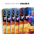 Liquid Abstract Paint V26  - Protective Skin Wrap & Decal – Compatible with iPhone SE to iPhone 17 Pro Max (All Models)