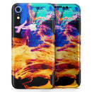 Liquid Abstract Paint V26 - Skin-Kit for the Apple iPhone XR, XS MAX, XS/X, 8/8+, 7/7+, 5/5S/SE (All iPhones Available)