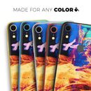 Liquid Abstract Paint V26 - Skin-Kit for the Apple iPhone XR, XS MAX, XS/X, 8/8+, 7/7+, 5/5S/SE (All iPhones Available)