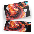 Liquid Abstract Paint V27 - Premium Protective Decal Skin-Kit for the Apple Credit Card