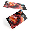 Liquid Abstract Paint V27 - Premium Protective Decal Skin-Kit for the Apple Credit Card