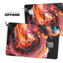 Liquid Abstract Paint V27 - Premium Protective Decal Skin-Kit for the Apple Credit Card