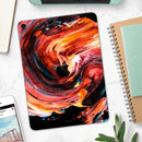Liquid Abstract Paint V27 - Full Body Skin Decal for the Apple iPad Pro 12.9", 11", 10.5", 9.7", Air or Mini (All Models Available)
