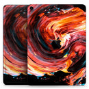 Liquid Abstract Paint V27 - Full Body Skin Decal for the Apple iPad Pro 12.9", 11", 10.5", 9.7", Air or Mini (All Models Available)