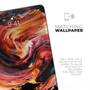 Liquid Abstract Paint V27 - Full Body Skin Decal for the Apple iPad Pro 12.9", 11", 10.5", 9.7", Air or Mini (All Models Available)