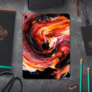 Liquid Abstract Paint V27 - Full Body Skin Decal for the Apple iPad Pro 12.9", 11", 10.5", 9.7", Air or Mini (All Models Available)