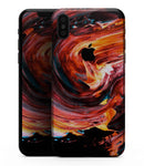 Liquid Abstract Paint V27 - iPhone XS MAX, XS/X, 8/8+, 7/7+, 5/5S/SE Skin-Kit (All iPhones Available)