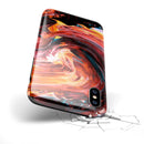 Liquid Abstract Paint V27 - iPhone X Swappable Hybrid Case