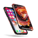 Liquid Abstract Paint V27 - iPhone X Swappable Hybrid Case