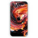 Liquid Abstract Paint V27  - Protective Skin Wrap & Decal – Compatible with iPhone SE to iPhone 17 Pro Max (All Models)