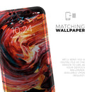 Liquid Abstract Paint V27  - Protective Skin Wrap & Decal – Compatible with iPhone SE to iPhone 17 Pro Max (All Models)