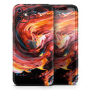 Liquid Abstract Paint V27  - Protective Skin Wrap & Decal – Compatible with iPhone SE to iPhone 17 Pro Max (All Models)