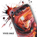 Liquid Abstract Paint V27 - Skin-Kit for the Apple iPhone XR, XS MAX, XS/X, 8/8+, 7/7+, 5/5S/SE (All iPhones Available)