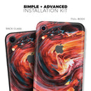 Liquid Abstract Paint V27 - Skin-Kit for the Apple iPhone XR, XS MAX, XS/X, 8/8+, 7/7+, 5/5S/SE (All iPhones Available)