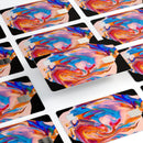 Liquid Abstract Paint V28 - Premium Protective Decal Skin-Kit for the Apple Credit Card