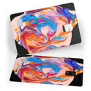 Liquid Abstract Paint V28 - Premium Protective Decal Skin-Kit for the Apple Credit Card