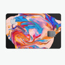 Liquid Abstract Paint V28 - Premium Protective Decal Skin-Kit for the Apple Credit Card