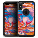 Liquid Abstract Paint V28 - Skin Kit for the iPhone OtterBox Cases