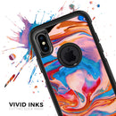 Liquid Abstract Paint V28 - Skin Kit for the iPhone OtterBox Cases