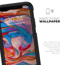 Liquid Abstract Paint V28 - Skin Kit for the iPhone OtterBox Cases