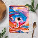 Liquid Abstract Paint V28 - Full Body Skin Decal for the Apple iPad Pro 12.9", 11", 10.5", 9.7", Air or Mini (All Models Available)